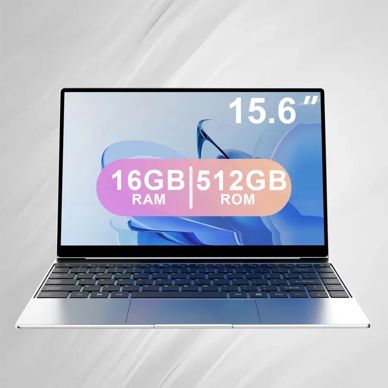 Novate 2026 Sleek Cut 14.1'' Hyperslim Laptop 16GB RAM 2TB SSD Intel N3700 1080P Screen Windows 11 Pro Insightful Hobby Driven