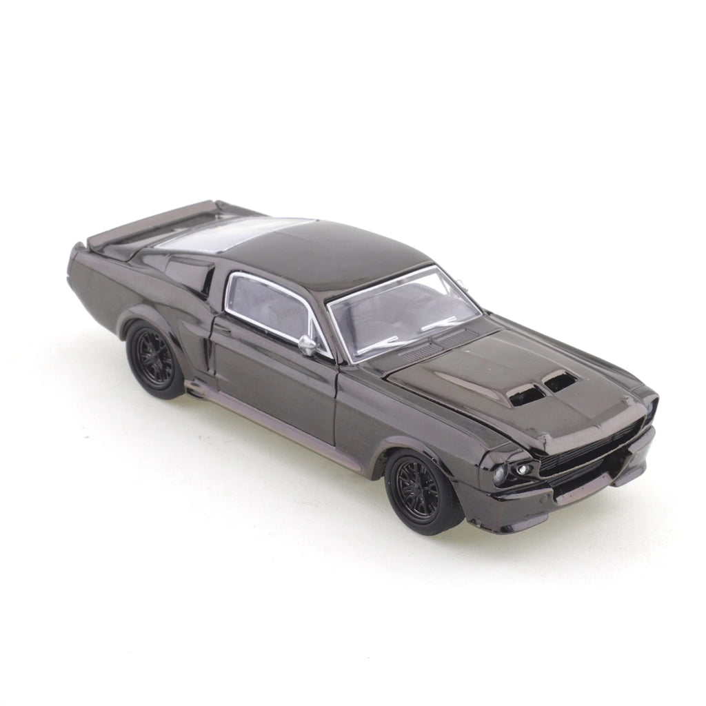 XCARTOYS POPRACE 1/64 S-DarkChrome004 Ford Mustang GT500 Car Model Replica Series Children Christmas Gifts Boy Toys
