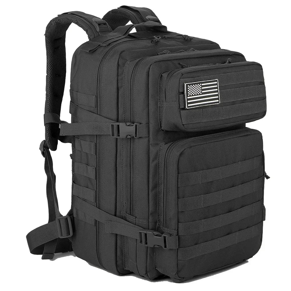 Outdoor Tactical Backpacks 45L Large Capacity Man 3 Days Molle Assault Bags For Outdoor Trekking Camping Backpack