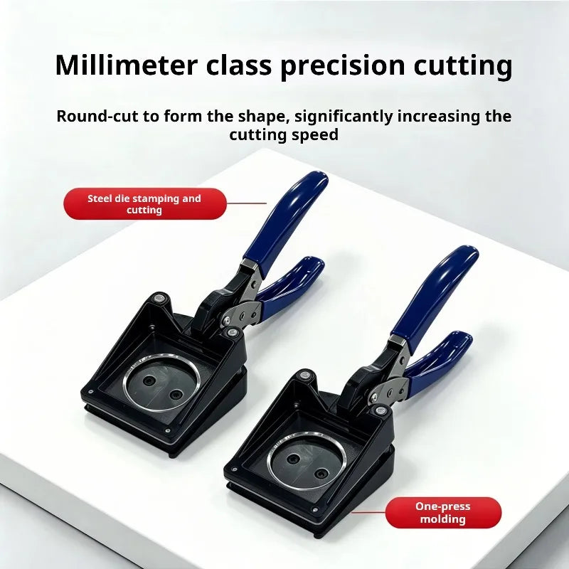Manual Circular Photo Cutter 44MM Circular Punch for Button Round Card Cutter & Cutting Pliers,paper Cutting Machine