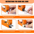 3 in 1 Nail Stapler Gun With 3000 Staples & Staple Remover Tool Kit Stapler for Wood Fabric Stapler Home Repair DIY Tool Kit
