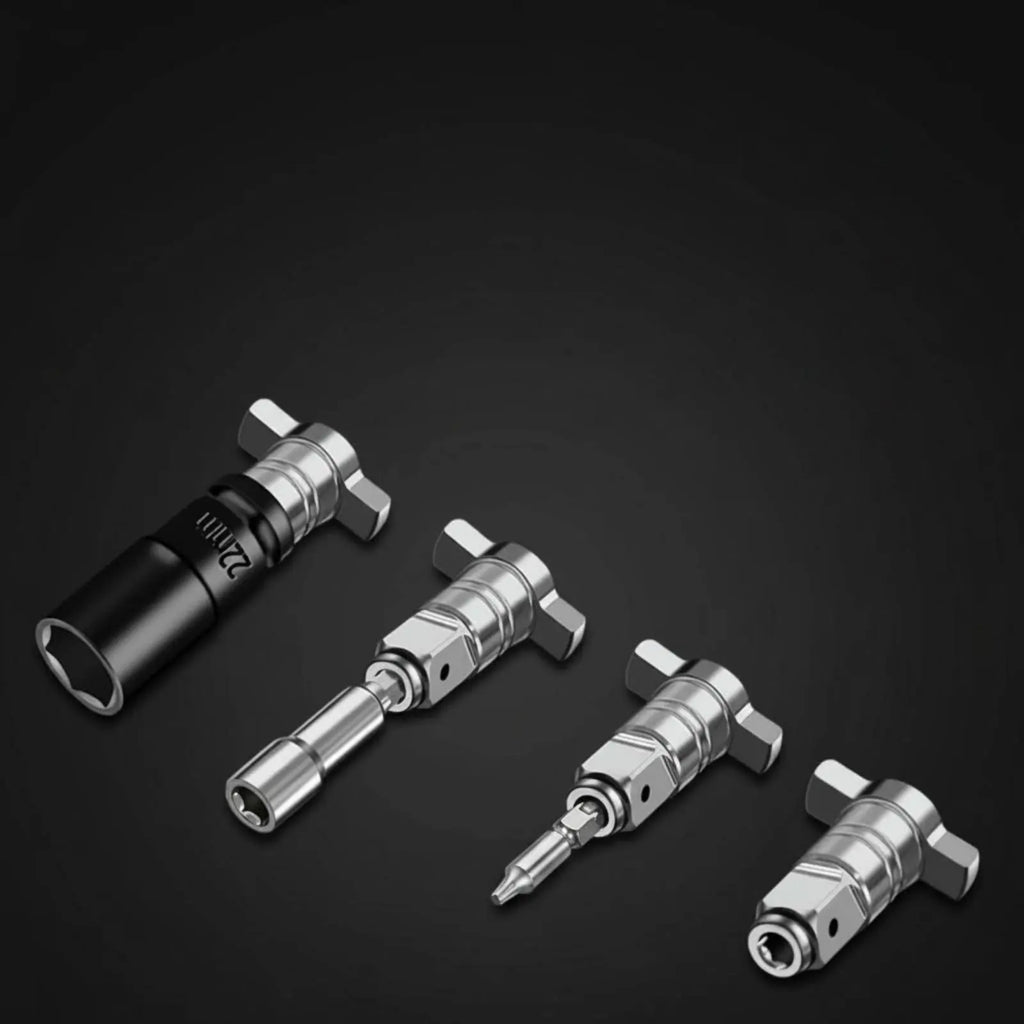 Square to Hex Adapter Heavy Duty Electric Wrench Adapter Socket Converter High Rotational Force Tool Accessory Rust Resistant