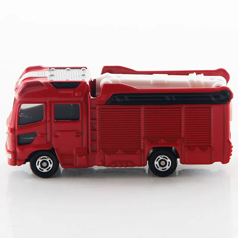 Original TAKARA TOMY Tomica No.119 Morita Multi-Purpose Fire Fighting Vehicle 1/90 Scale Diecast Alloy Model with Working Boom C