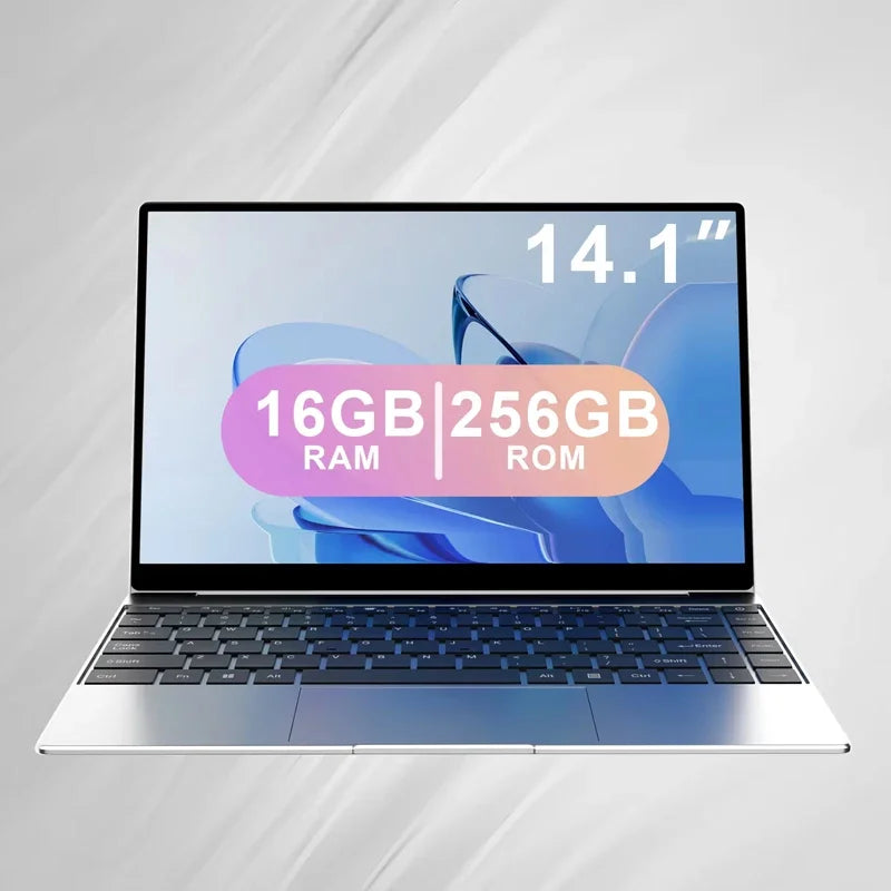 Smooth 14.1" HD Laptop Intel 4405U Ultra Slim 16GB RAM 2TB SSD Windows 11 Pro Home Office Gaming Notebook