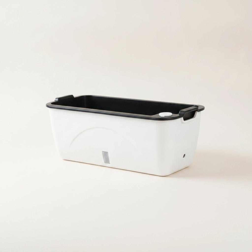 Self-Watering Planter Compact Self Watering Planter Flower Box Long-Lasting Practical for Balcony, Windowsill