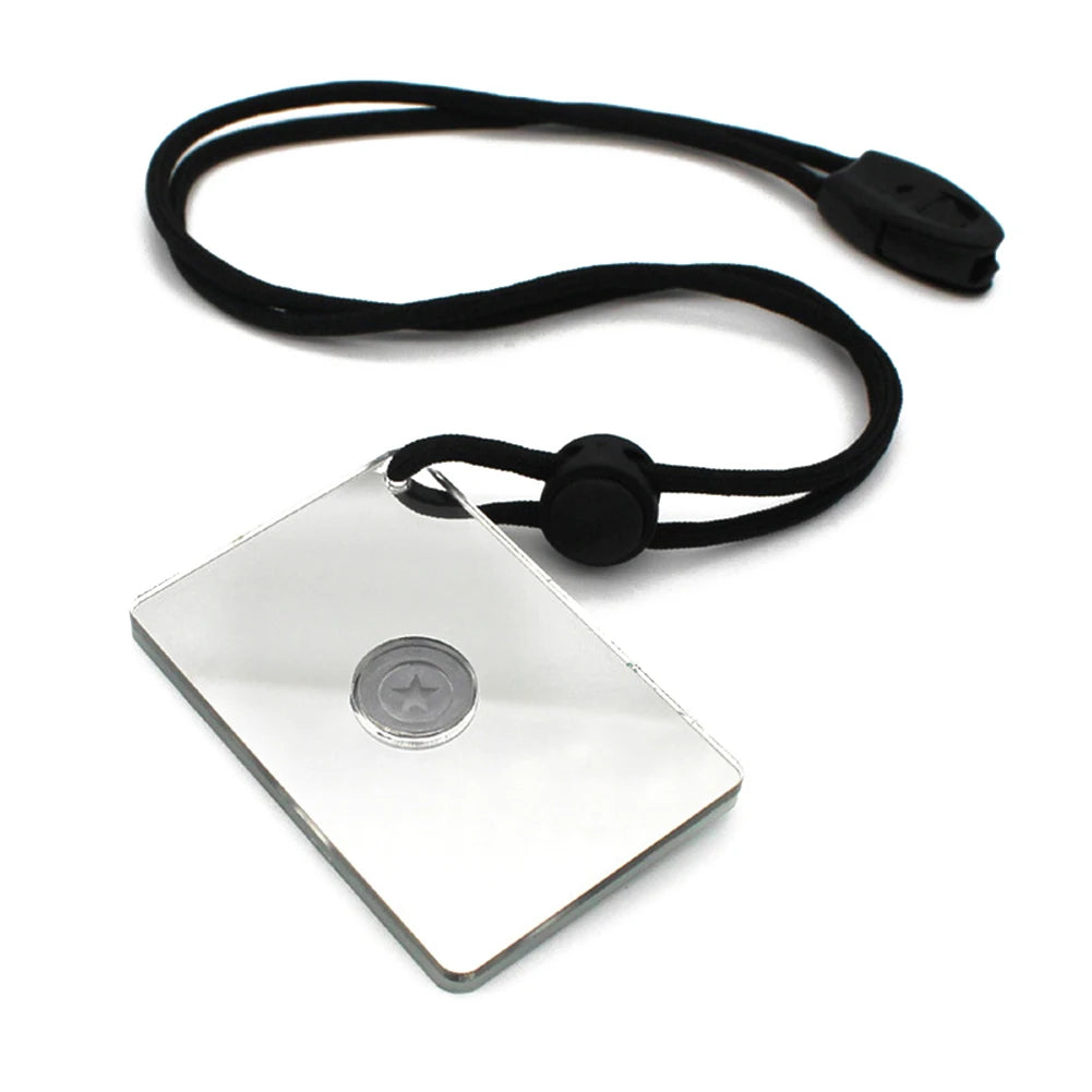 Signal Mirrors Outdoor Survival Reflective Makeup Mirrors Portable Hanging Tools