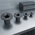 4 Pieces Low-Profile Socket Adapter Cr-Mo Steel Slimline Socket Adapter Drive Converter Flanged Top