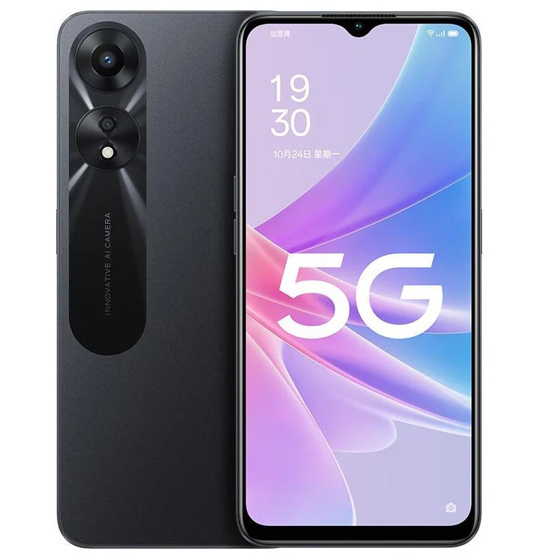 Used Phone OPPO A78 5G LTE GSM Unlocked 6.56" 50MP Dual Camera (Dual SIM)(Dimensity 700)(Purple/Black/Blue Global)