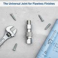 High Pressure Spray Hose Swivel Joint 1/4 Inch Stainless Steel Airless 360 Degree Connector for Professional and DIY Painters