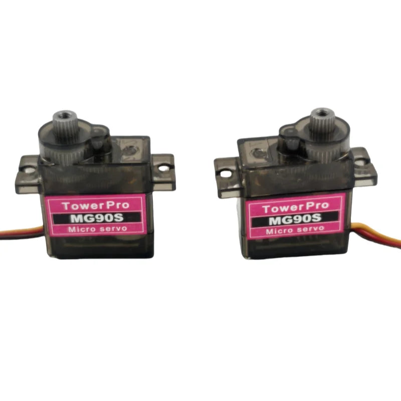 MG90S 9g 90° 180° Micro Servo Metal Gear 4.8V-6.0V for RC Helicopter Plane Boat Car Trex 450 RC Robot Arm Upgraded Parts