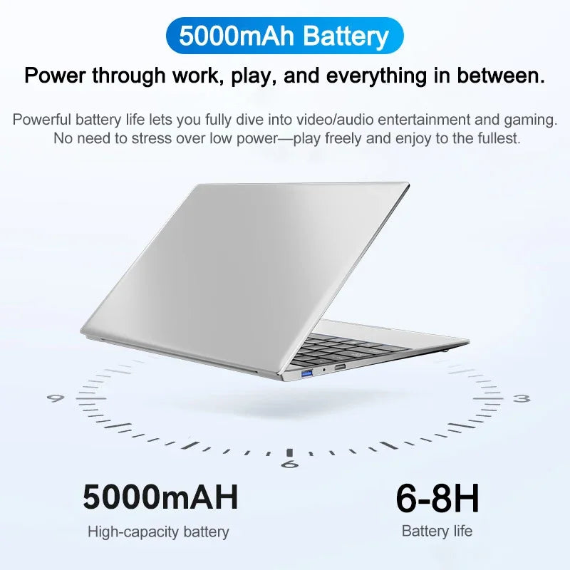 15.6" Ultra‑Slim Gaming Laptop, Intel Core I9‑9900, 32GB 2TB, 1080P HD Screen, Windows 11 Pro, High‑Speed PC for Office