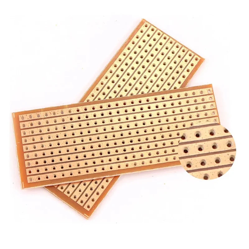5/10pcs PCB Board 2.5x6.4cm Single Side PCB Board DIY Universal Experiment Matrix Circuit Board Single Row Continuou Hole