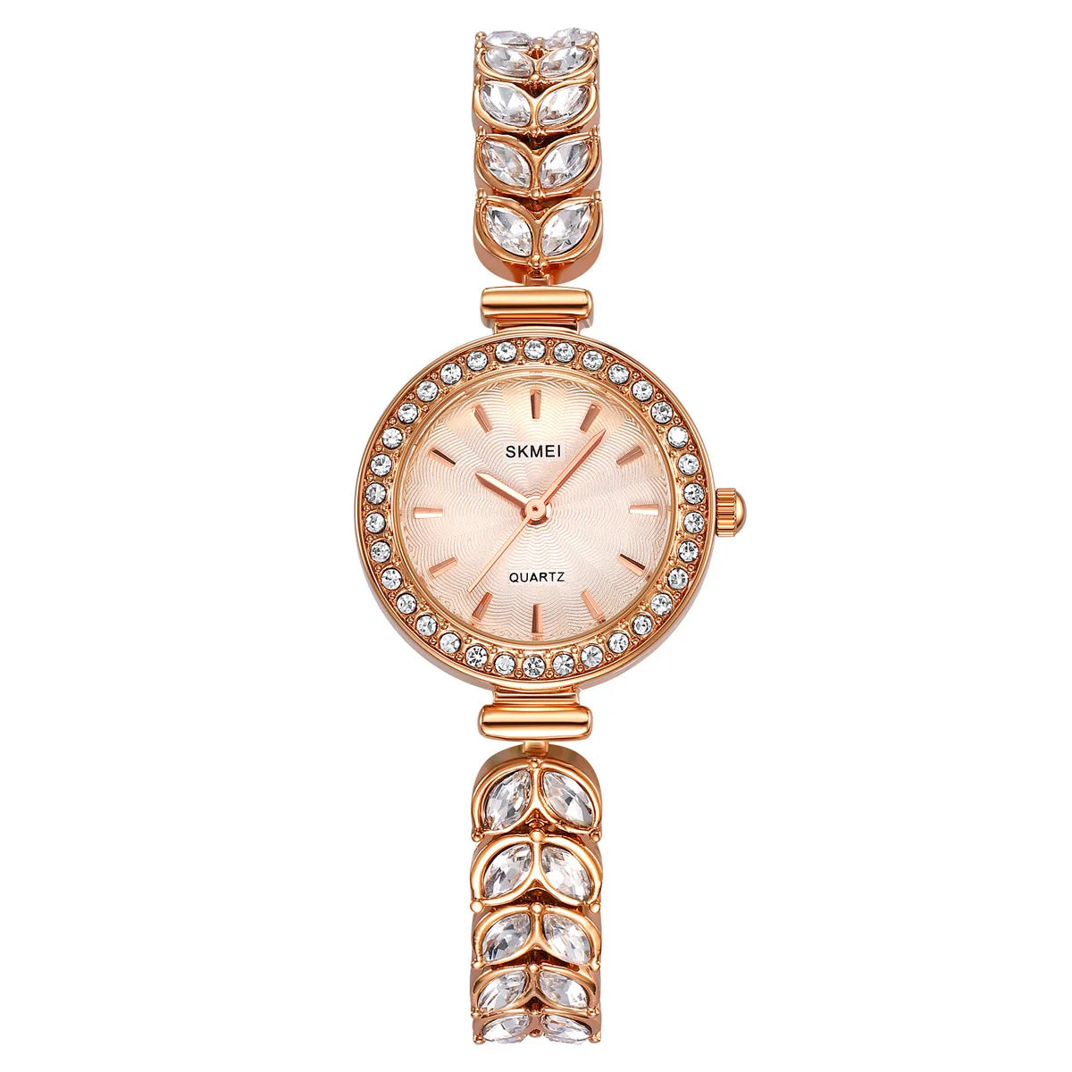 2547 Lady Diamond Quartz Watches Women Fashion Waterproof Stainless Steel Innovative Girl Wristwatches Clock Reloj Mujer