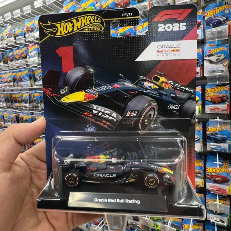 Hot Wheels Original Mattel Premium 1 64 Scale Formula 1 Model Car HRV11 2025 Oracle Red Bull Racing F1 Miniatures Collectible