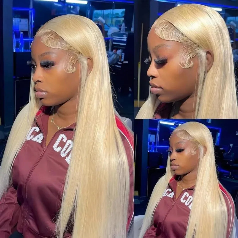 13X6 Body Wave Human Hair Wigs Human Hair Quality Pre Plucked Brazilian Blonde Human Lace Front Wig 613 Hd Lace Frontal Wig