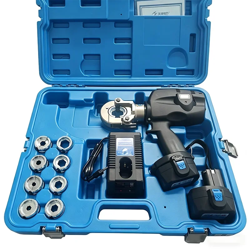 BC-706/22 Professional 60kN Hydraulic Crimping Pliers Battery Powered Crimper Tool for Cable Terminals Splice Connectors