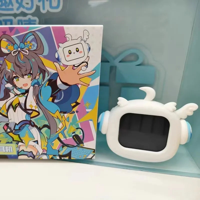 bilibili Official Luo Tianyi Earphones Blind Box Figure Pull Out Charging Base Earbuds Cute Anime Character Gift For Fans