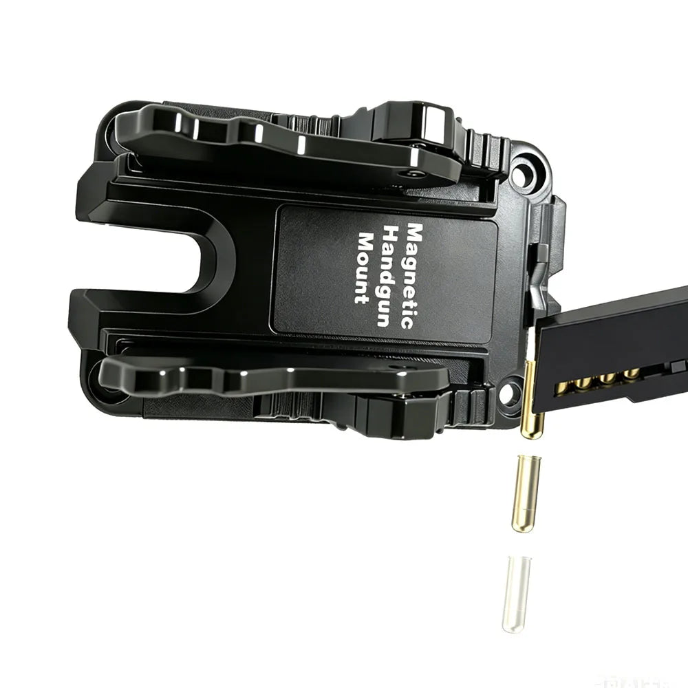 Tactical Portable Magnetic Gun Holder Quick-Pull Hidden Design for Cars & Homes Defened - Adhesive Fixed Magnet Bracket