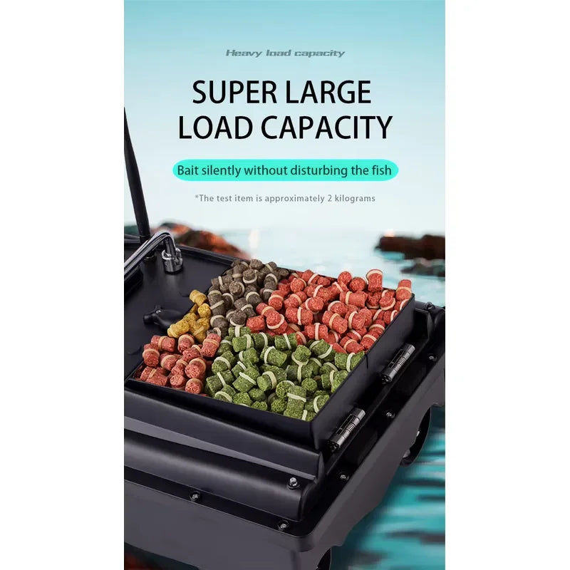 Fishing Bait Boat Carp Fishing Intelligent Remote Control Automatic Return Fish Finder Boat GPS Point Fishing Bait Boat