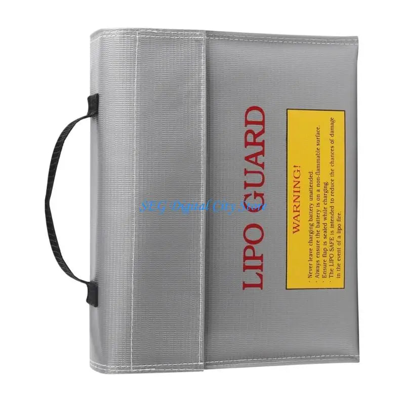 U75B High Capacity Water Resistant Batteries Storage Case Flame Retardant Batteries Charging Bag for Electronics Defense Use
