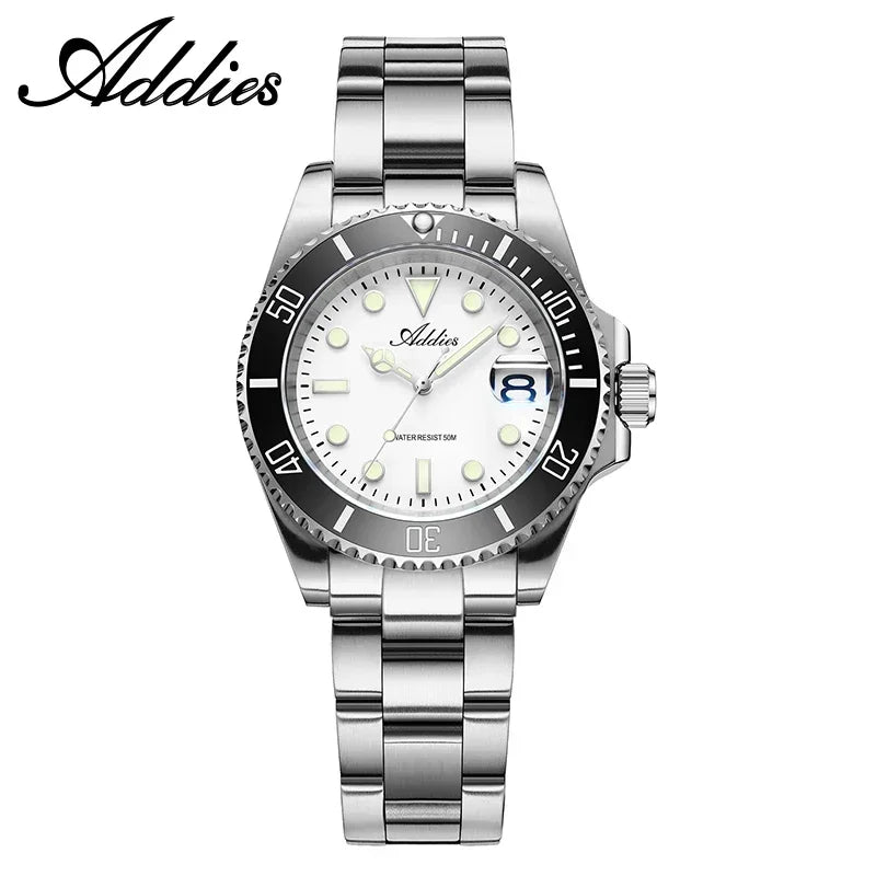 ADDIES 36mm 50m Waterproof Women's Watches Famous Brand Stainless Steel Quartz Woman Watch BGW9/C3 Super Luminous Watch Gift New