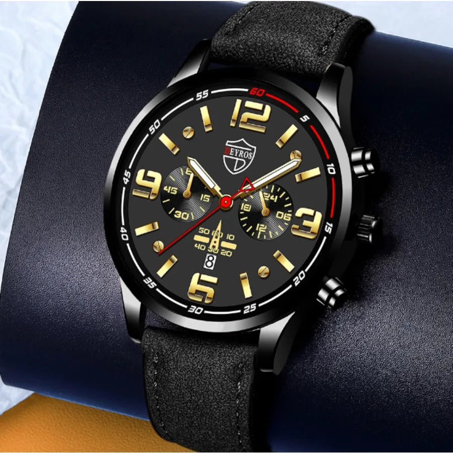 Mystery Box Buy 1 Get 3 Blind Box Random Men's 4-piece Fashion Round Dial Quartz Watches Best Family Friends Christmas New'sGift