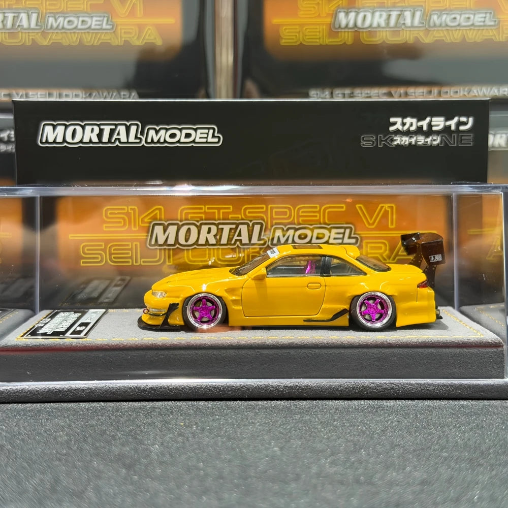 Mortal 1:64 S14 GT-SPEC V1 SEIKI OOKAWARA HEC Diecast Model Car