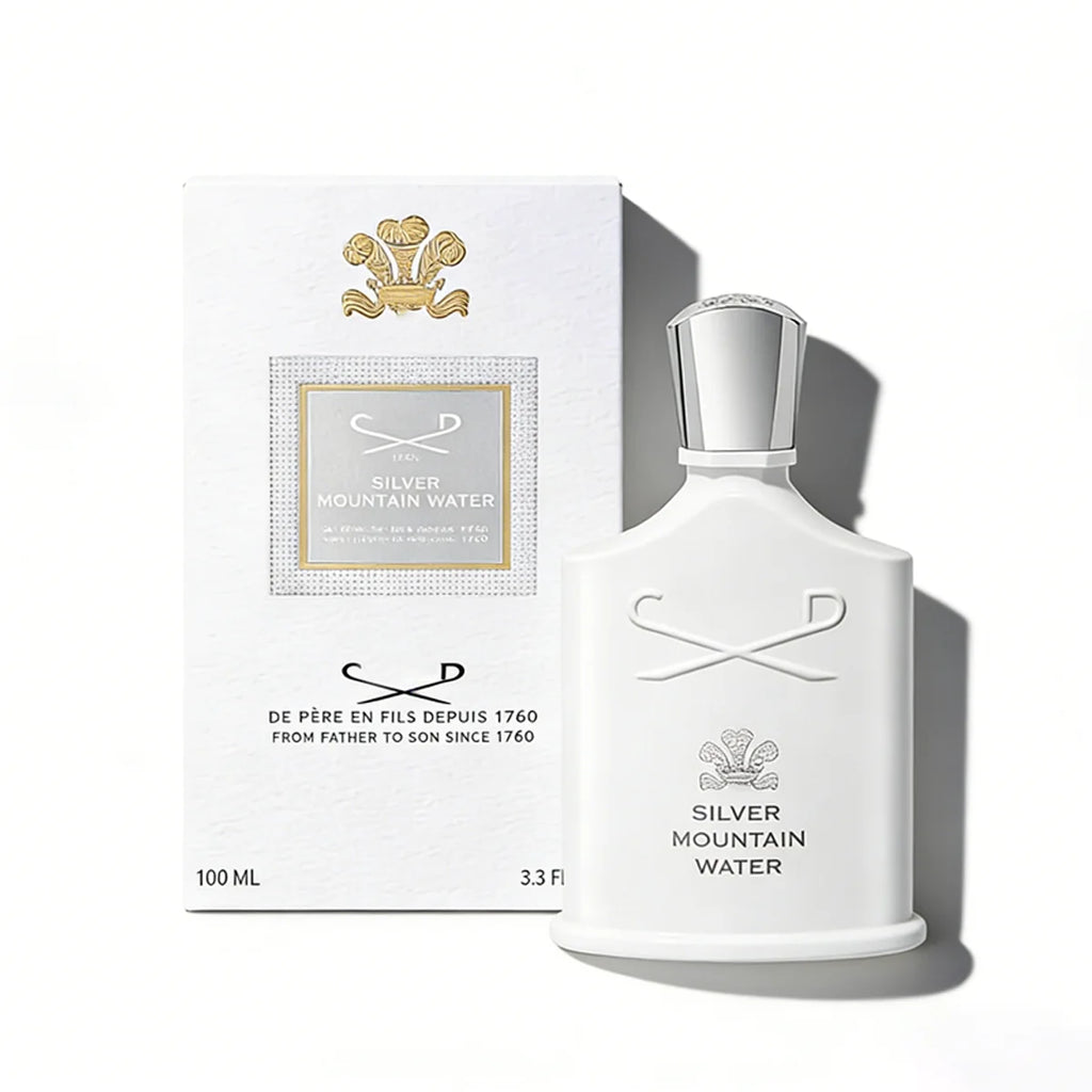 Silver Mountain Water Scent Luxury Perfume Men Women Unisex Creed Cologne Long Lasting Citrus Woody Fragrance Daily Office