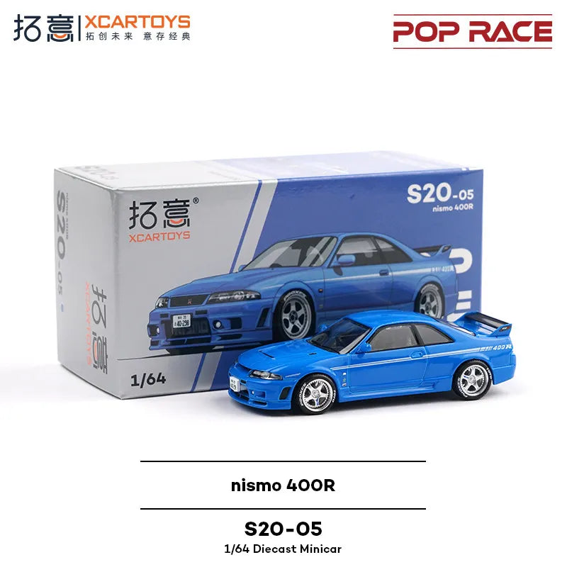 XCARTOYS POP RACE 1/64 Nismo 400R - Midnight Purple Car Alloy Motor Vehicle Diecast Metal Model Kids Xmas Gift Toys for Boys