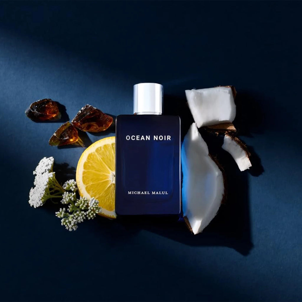 Michael Malul Ocean Noir Eau de Parfum Spray for Men – Fresh Aquatic, Dark Marine & Woody Aromatic Scent, Long-Lasting Fragrance, Perfect Gift, 100 ml / 3.4 fl oz