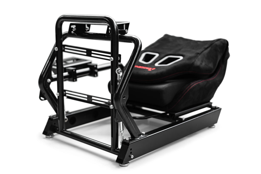AZRACING INSPIRE Sim Racing Cockpit Standard Seat Version - 7 Years of Sim Racing Expertise, Heavy-Duty High-Carbon Steel Frame,
