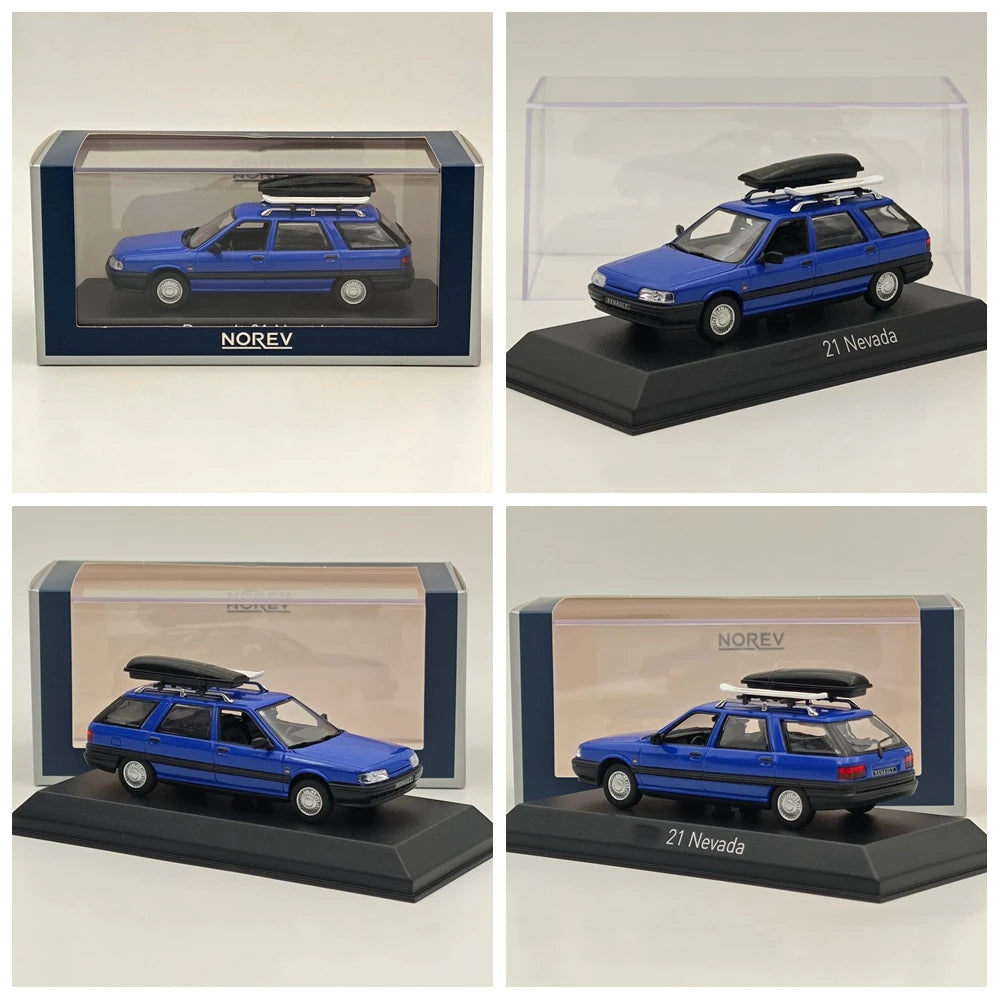 Norev 1/43 21 R21 Nevada Pompiers Firefighters - VTULE/Police Nationale/Station Wagon Douanes/SAMU 10/Gendarmerie Diecast Car