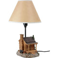 Rustic Vintage Cabin Lamp - Ideal for Living Room, Nightstand, Desk, 16.25 x 10
