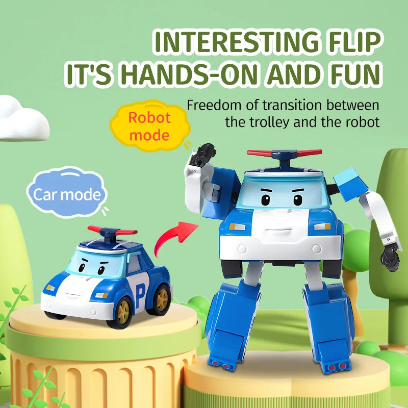 MINI TRANSFORMING ROBOT(POLI/ROY/AMBER/HELLY)