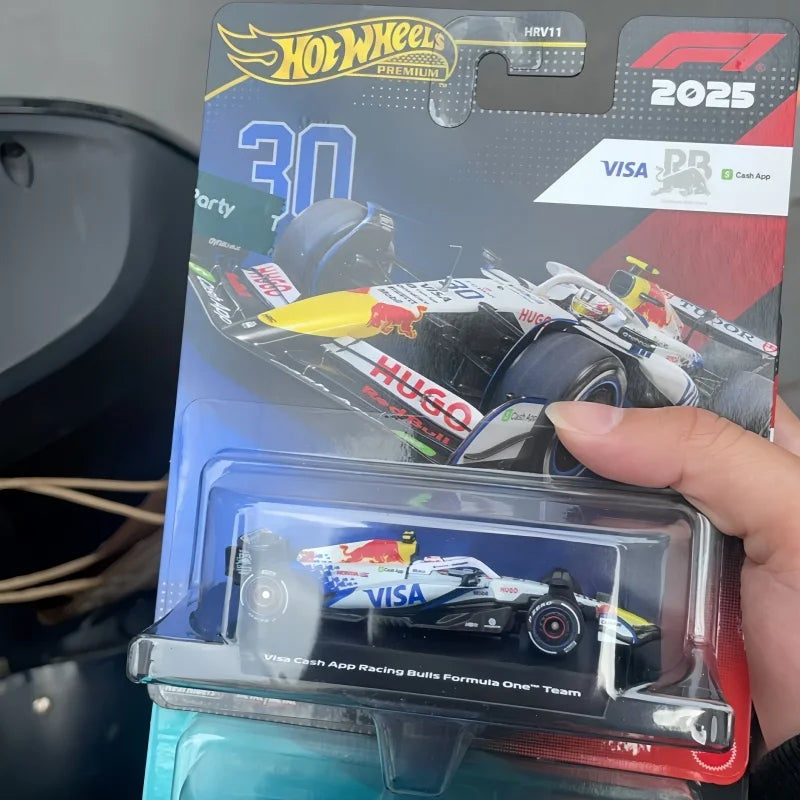 Hot Wheels Original Mattel Premium 1 64 Scale Formula 1 Model Car HRV11 2025 Oracle Red Bull Racing F1 Miniatures Collectible