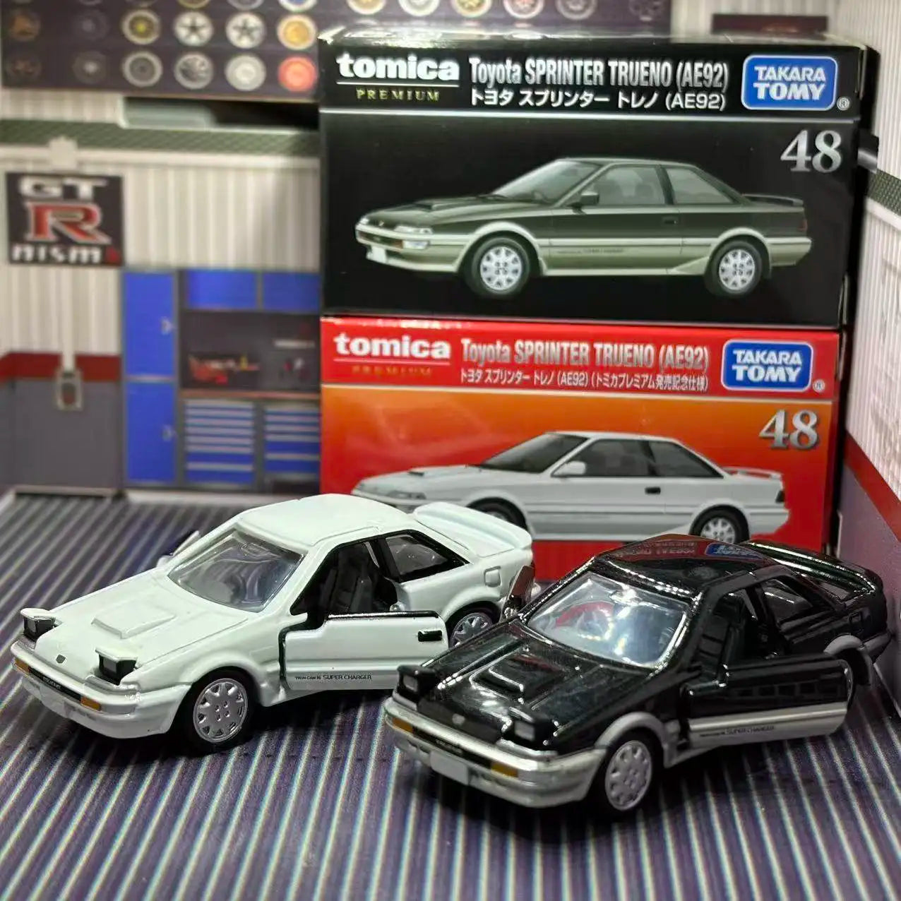 Takara Tomy Tomica Premium 48 Toyota Sprinter Torino (AE92) Alloy Car Diecast Model Replica Series Children Gifts Boy Toys