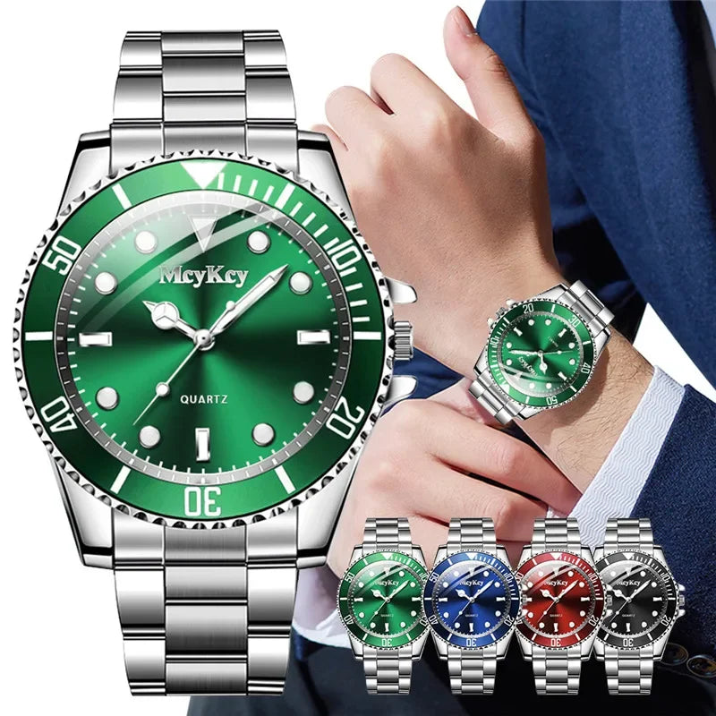 1PC Surprise Mystery Watch Blind Box-Luxury Large Dial Men Business Watches Casual Clock Sports Quartz Wristwatch（Without Box）