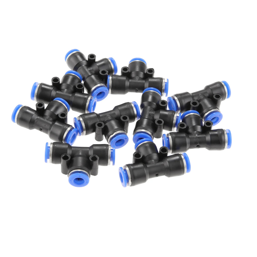 20 Pcs/set Misting Nozzles Kit 0.3mm Misting System Heads with 1/4" Water Misting Nozzle Tees Sprayer for Outdoor Cooling System