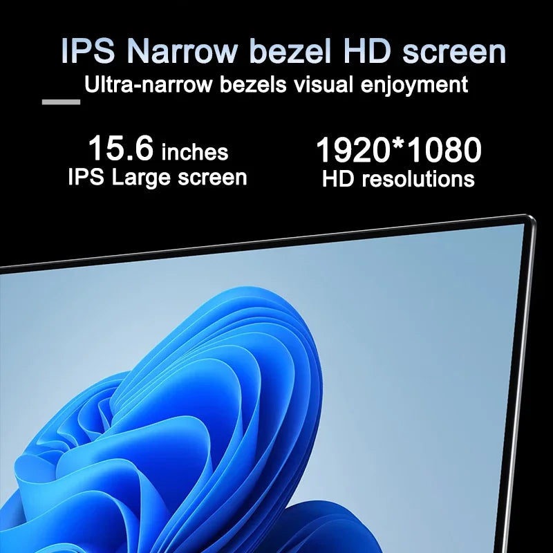 New 15.6 " Laptop Intel Core I9-9880H 32GB RAM 2TB SSD Ultra Slim Gaming Laptop 1920*1080 Windows 11 Office Study Home Use