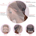 Brazilian 36 38 inch Chocolate Brown 13x4 HD Lace Front Human Hair Wigs Body Wave Glueless Lace Fontal Wig For Women Pre plucked