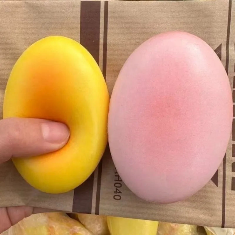 Kawaii Squishy Mini Cheese Cake Shaped Squeeze Toys Soft Simulation Food Fidget Toy Stress Relief Decompression Toy Party Gift