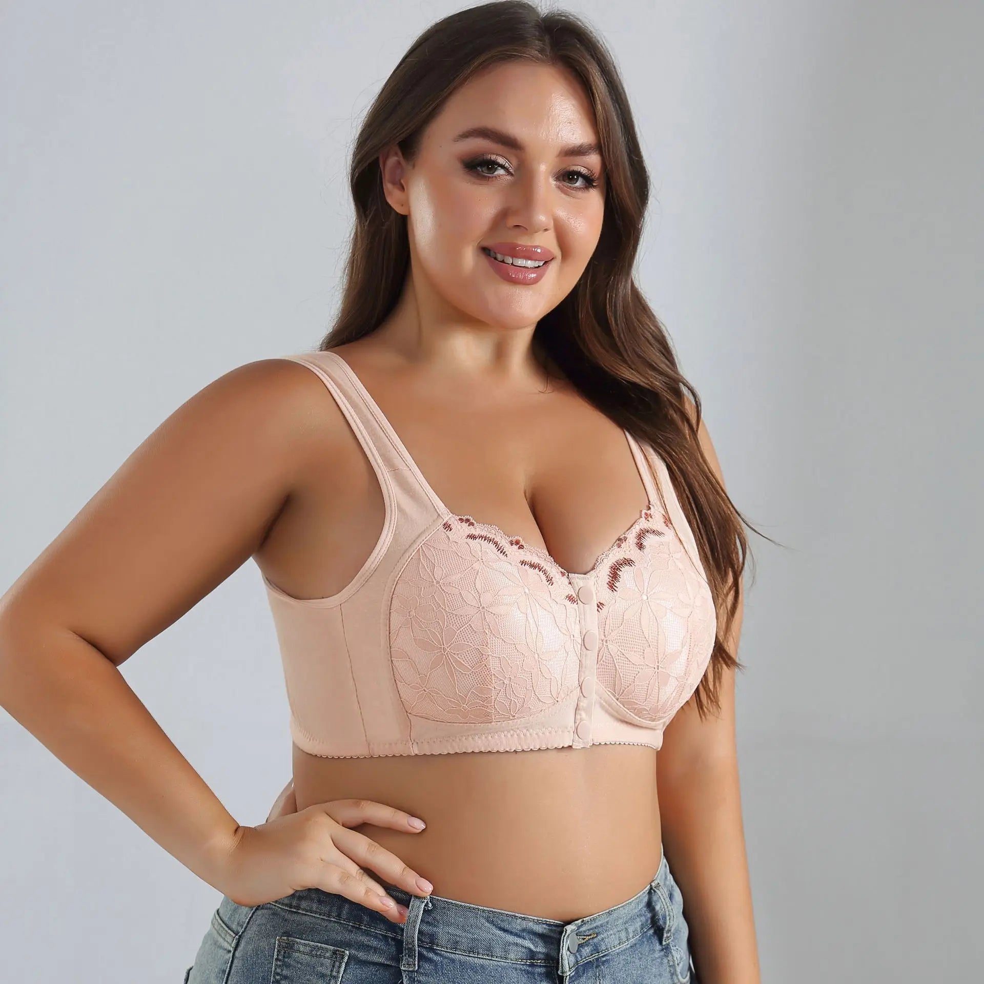 Bali Womens Breathe Underwire Bra, Cotton Modal Lightly Lined Bra, Full Coverage, Breathable, Convertible Straps Truekind Bras