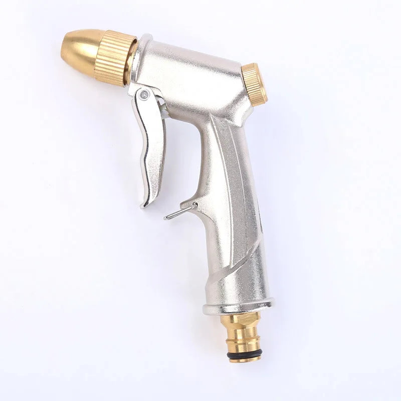 High Pressure Water Spray Gun Metal Brass Nozzle Garden Hose Pipe Lawn Car Wash Sprayer Sprinkler Car Wash Tool Water Guns