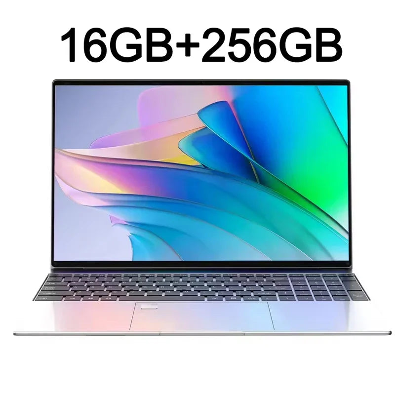 2026 Arcane Sleek 15.6 Laptop Intel 6500Y 32GB RAM 2TB SSD 5000mAh Windows 11 Backlit Keyboard Fingerprint for Elite Business