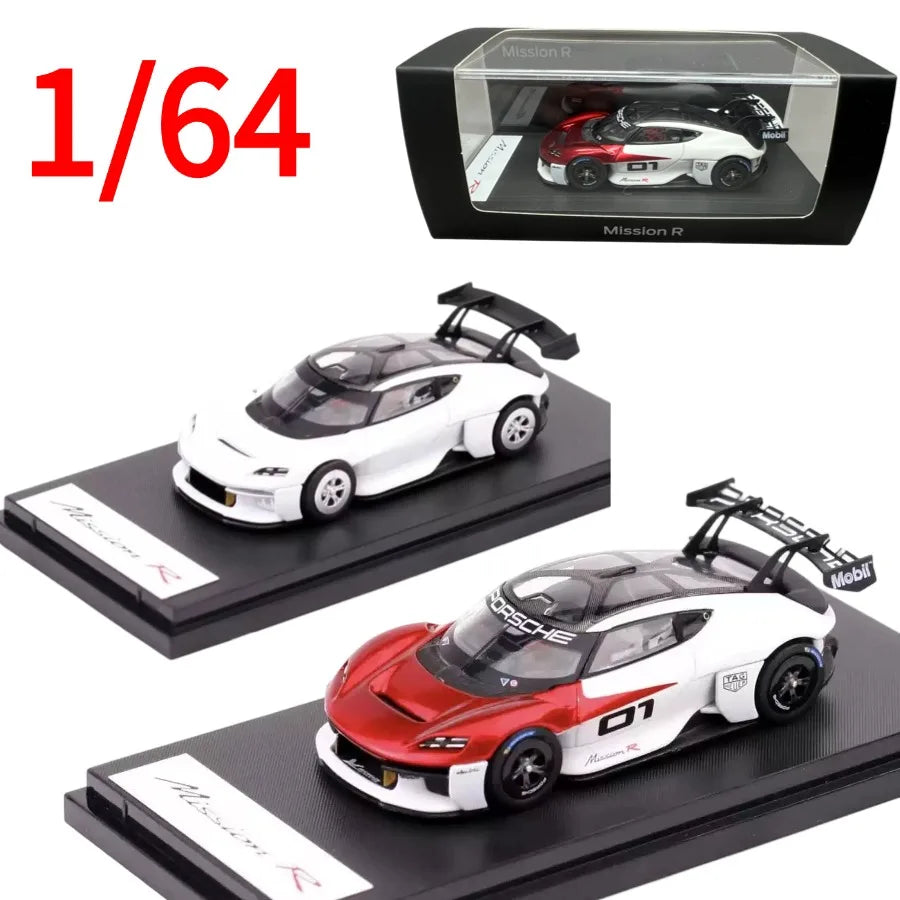 Karium Diecast 1/64 Scale Porsche Mission R Concept Car Alloy Diecast Model Car Collectible Vehicle Toys