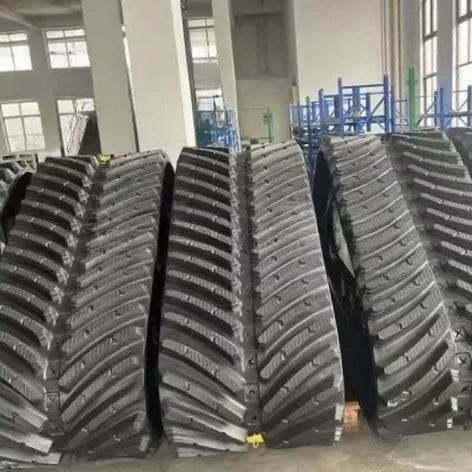 New Triangular Rubber Steel Track and Wheel Assembly Snowmobile Track Chassis