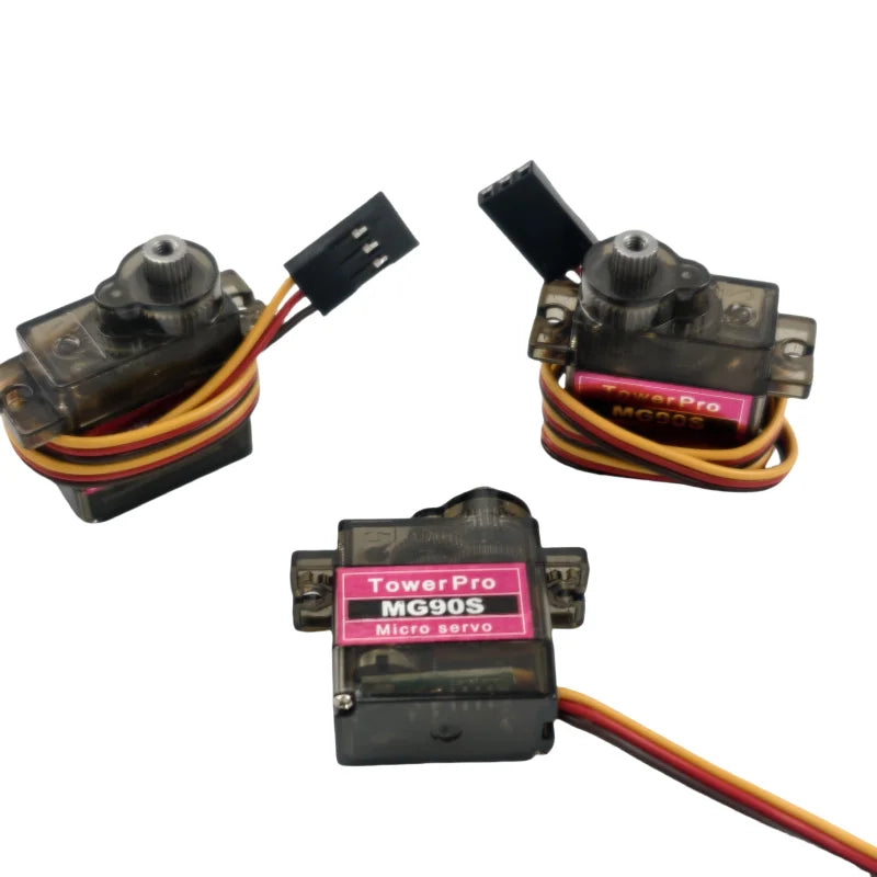 MG90S 9g 90° 180° Micro Servo Metal Gear 4.8V-6.0V for RC Helicopter Plane Boat Car Trex 450 RC Robot Arm Upgraded Parts