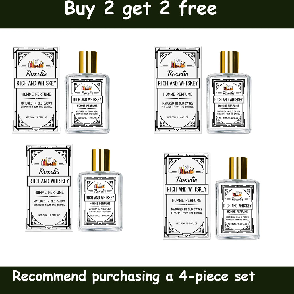Roxelis 50ml Charm Whisky Men's perfume Gulong Fragrance Fragrance Elegant Fresh Charm Fragrance for Men perfume