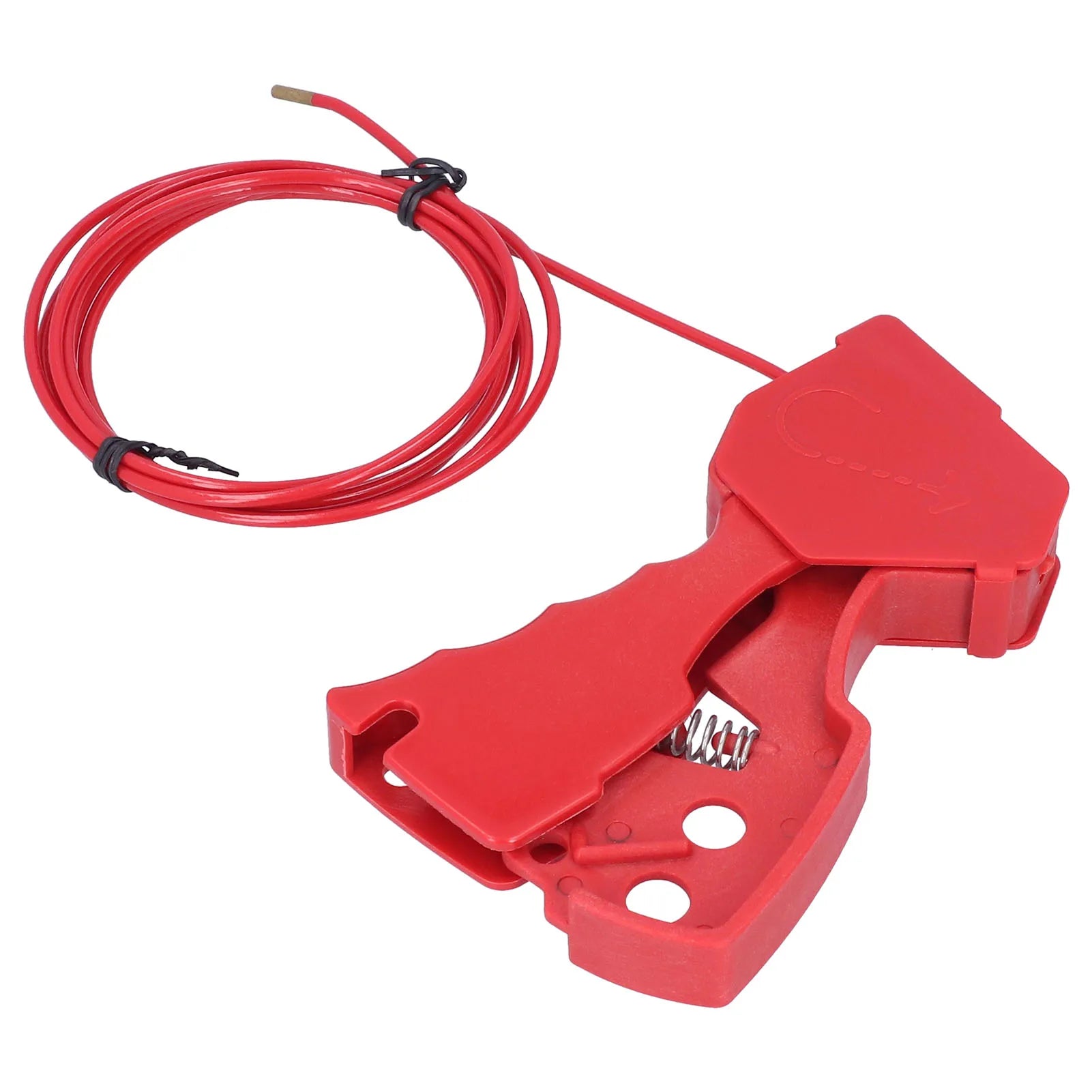 High Temp Corrosion Resistant Nylon Adjustable Safety Cable Lockout With Steel Wire For Industrial Energy Isolation Locking