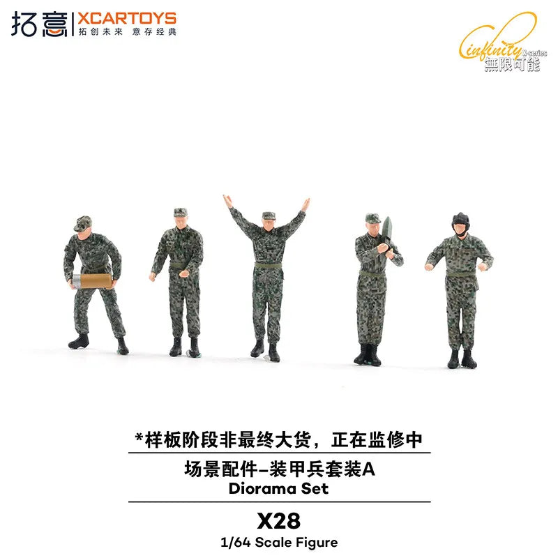 XCARTOYS Car Toys for Boys BJ80 Exercise Combat Soldier 99A Main Station Tank Type 15 Heavy Armored Vehicle Tai'an TA4360 Traile